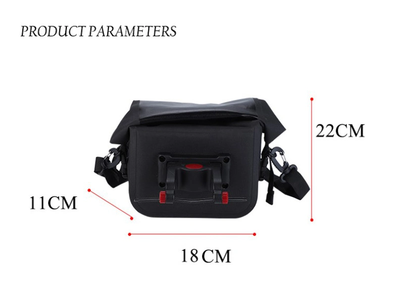 Customized Logo Outside Travel Bicycle Bag Handlebar Square Bike Bag